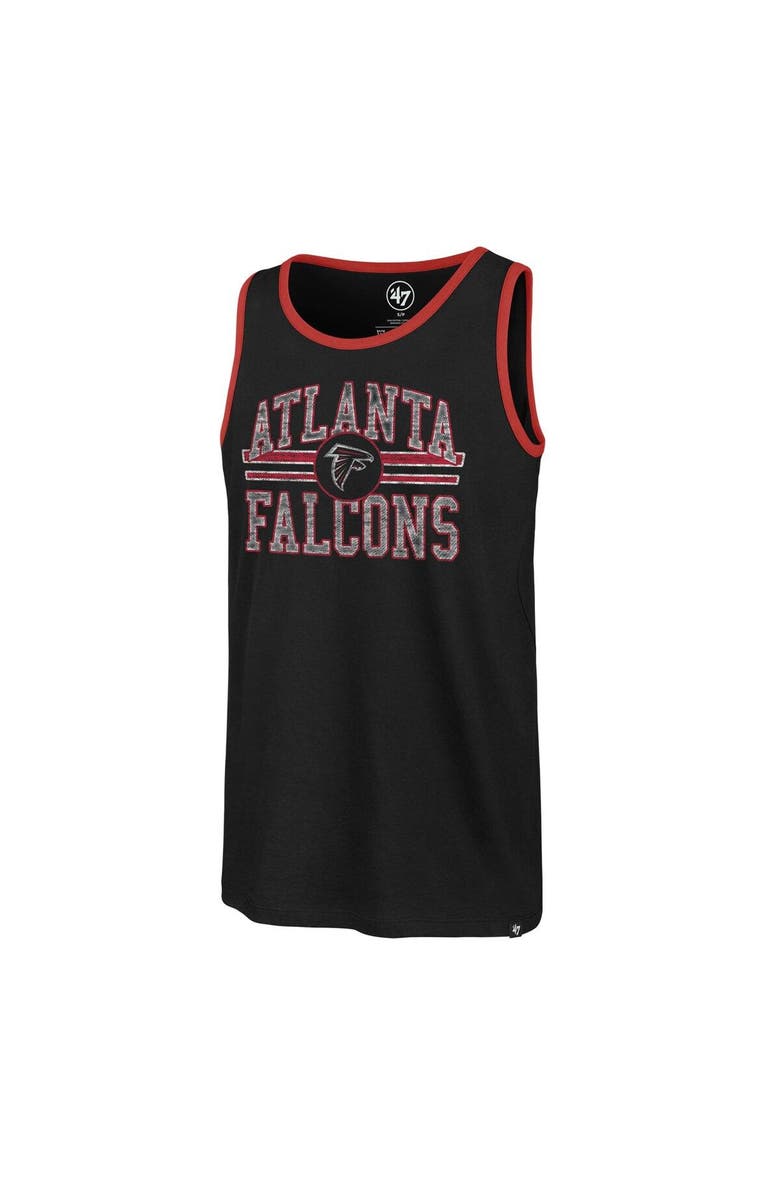 '47 Men's '47  Black Atlanta Falcons Winger Franklin Tank Top, Alternate, color, Black