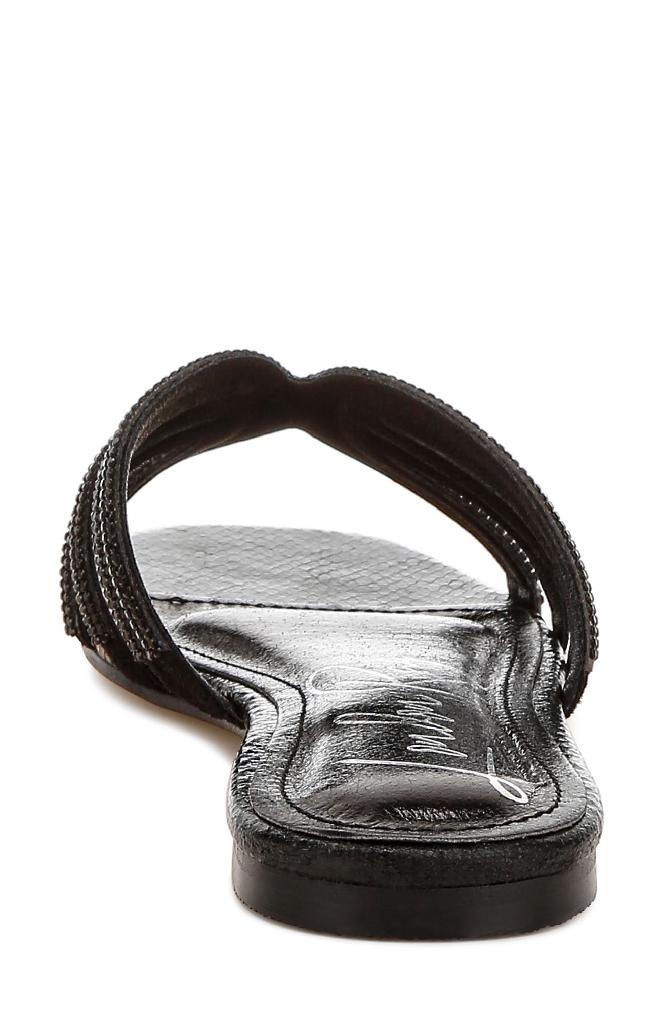 LONDON RAG Dindy Embellished Slide Sandal, Alternate, color, Black