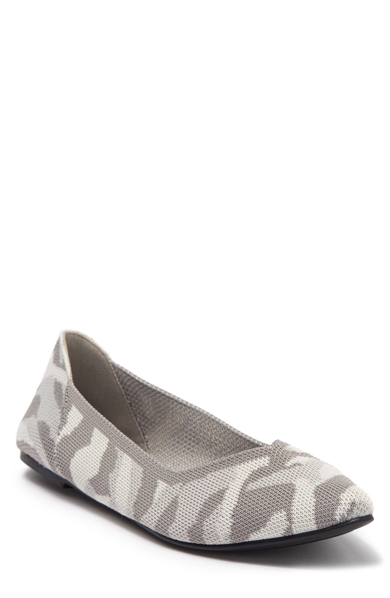 Kerri Pointed Toe Flat, Main, color, SNOW CAMO