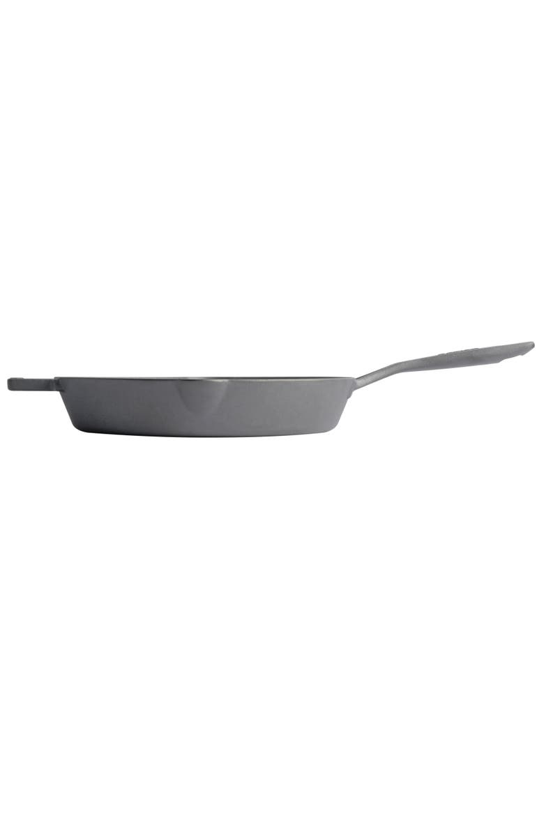 Cast Iron Preseasoned Skillet, 12 Inch, Alternate, color, Black