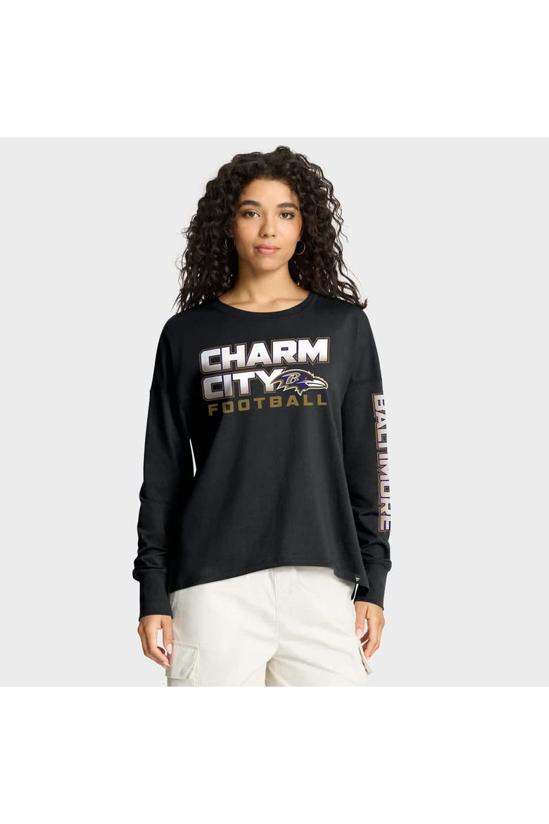 Women's Fanatics Black Baltimore Ravens Hometown Legacy Long Sleeve T-Shirt, Alternate, color, Black