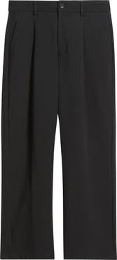 Open Edit Relaxed Pleated Stretch Twill Pants