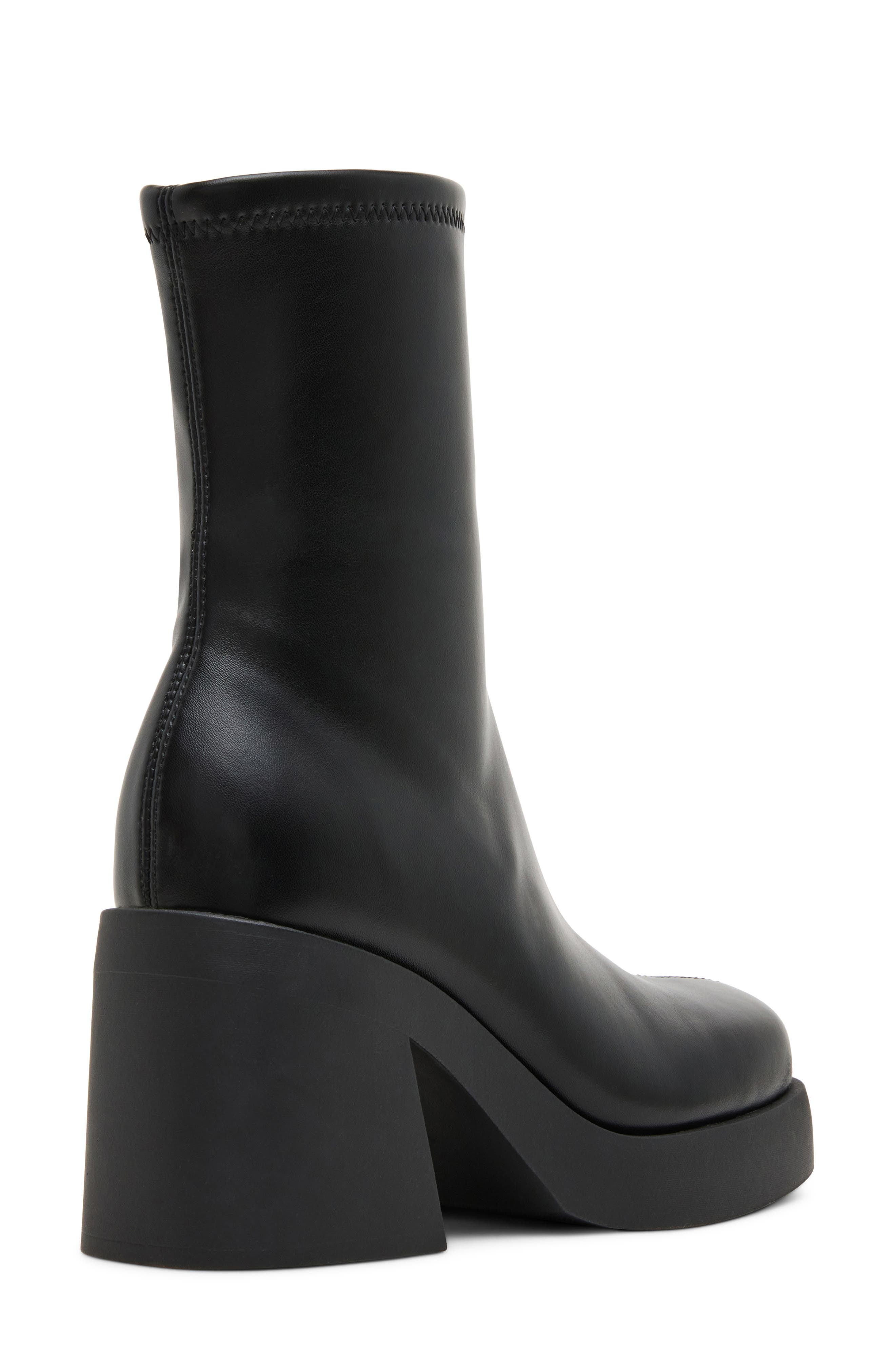 Moorree Faux Leather Boot, Alternate, color, BLACK PARIS