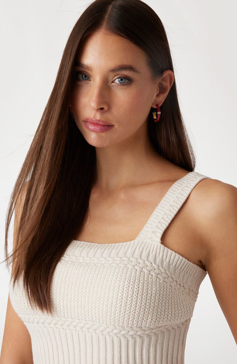 GUESS Erynn Mix Stitch Crop Sweater Tank, Alternate, color, 