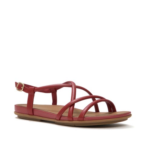 Gracie Leather Strappy Sandals