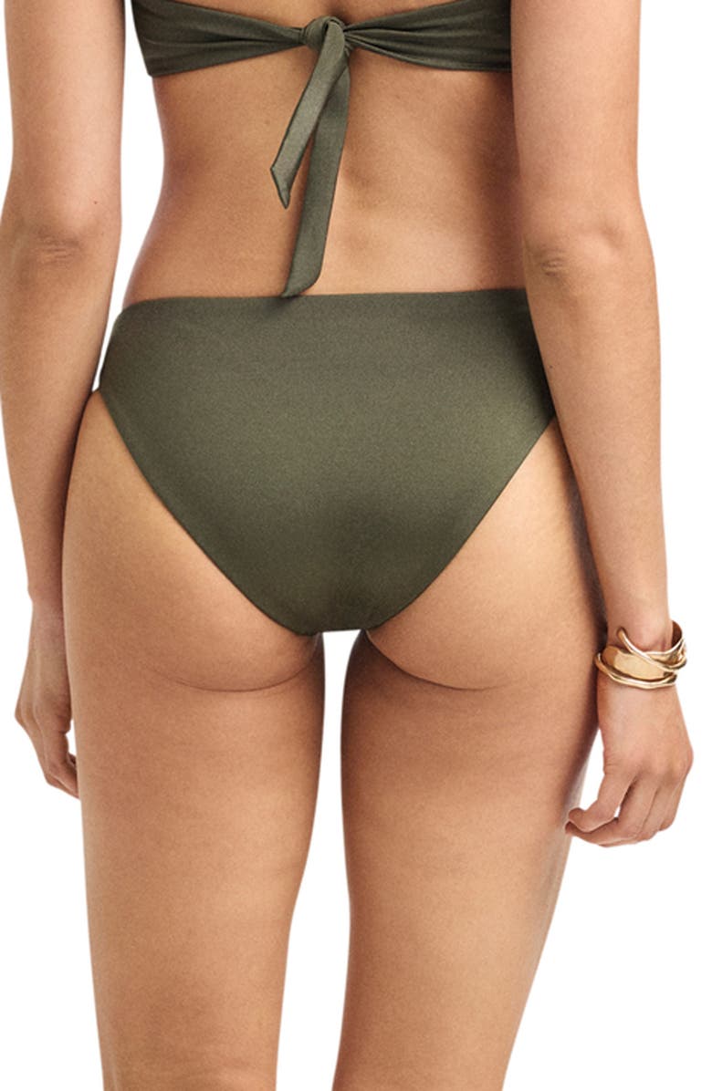 Vitamin A<sup>®</sup> Cali High Cut Bikini Bottoms, Alternate, color, Olive