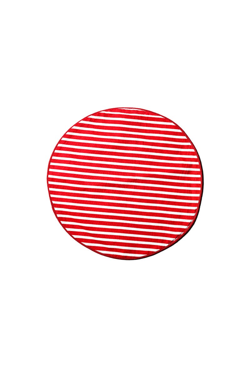 Red Stripe Placemat Set of 4, Alternate, color, Red