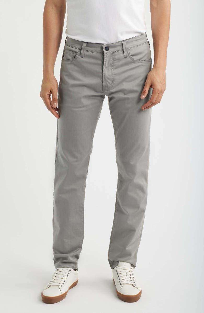 AG Tellis Airluxe<sup>™</sup> Commuter Performance Sateen Pants, Main, color, Soft Slate