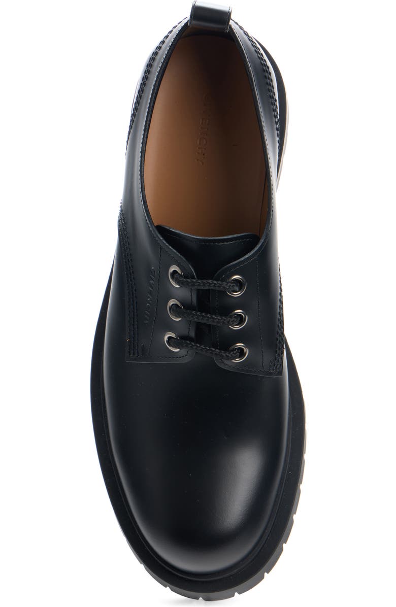 Givenchy Formal Casual Lugged Leather Derby, Alternate, color, Black