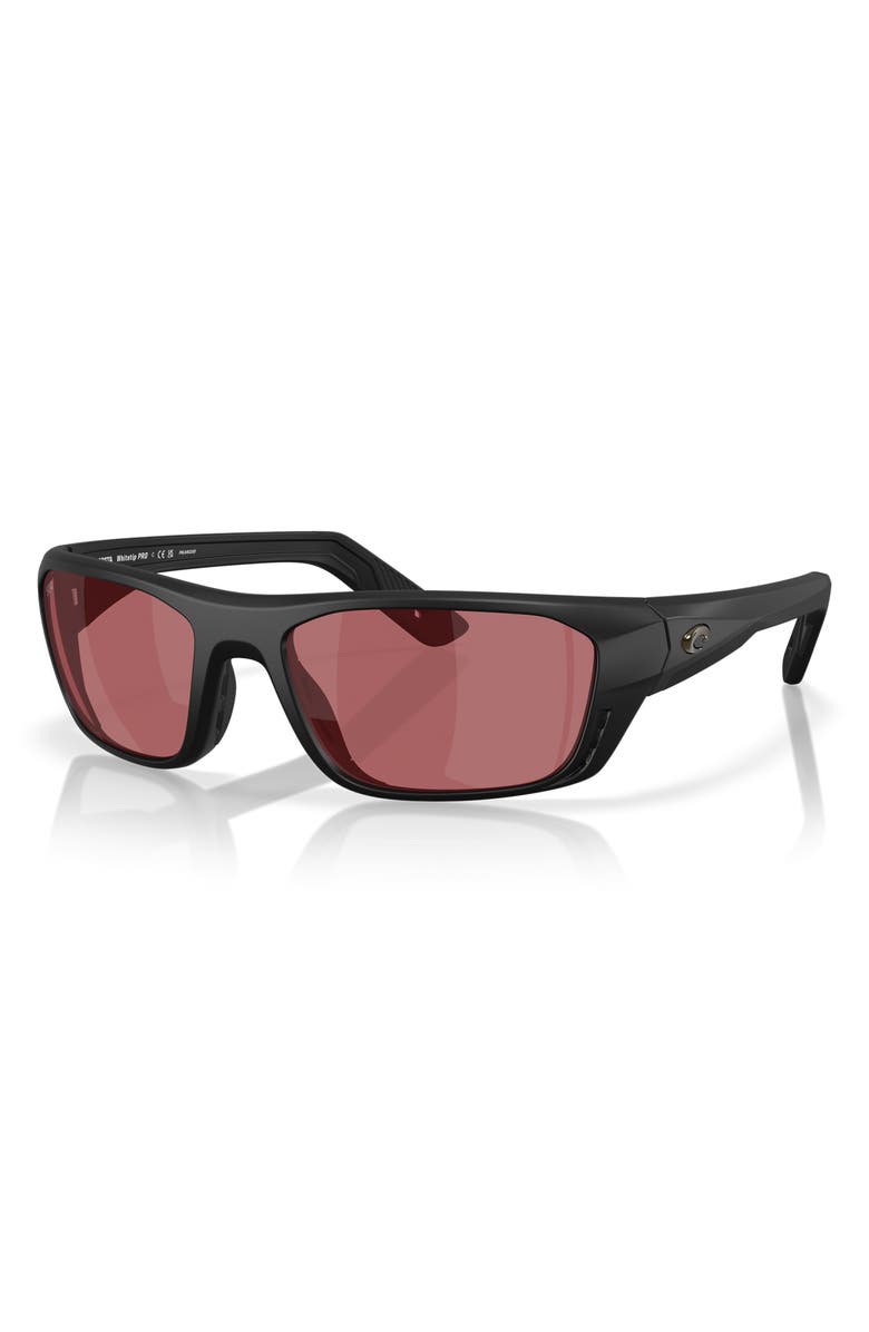 Costa Del Mar Whitetip Pro 57mm Polarized Rectangular Sunglasses, Alternate, color,