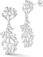 CHLOE AND MADISON Coral Drop Earrings