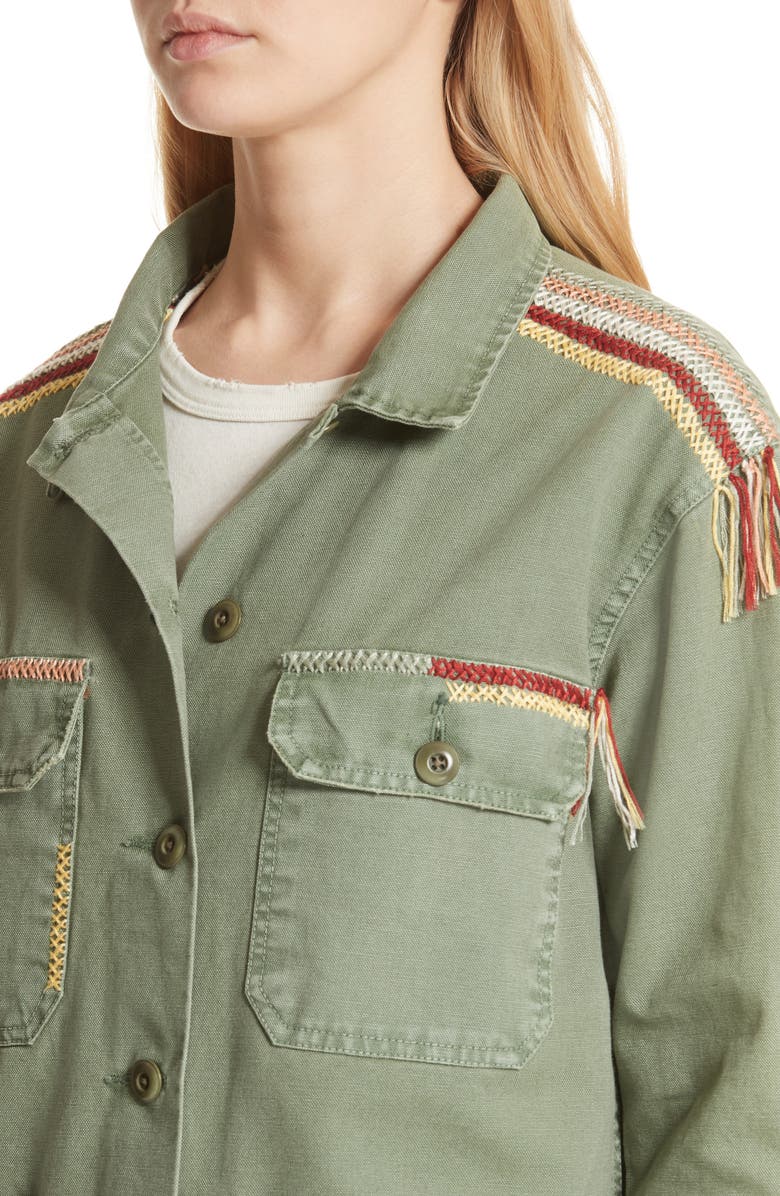 THE GREAT. The Sergeant Embroidered Jacket, Alternate, color, 