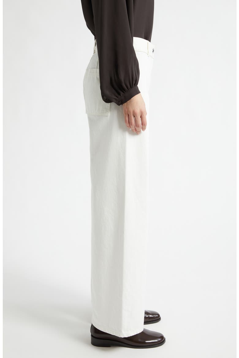 Megan Wide Leg Pants, Alternate, color, CREAM