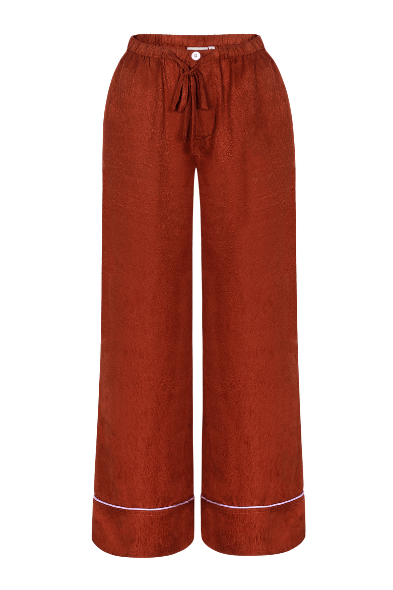 Emissus Wide Leg Pant, Main, color, Rust