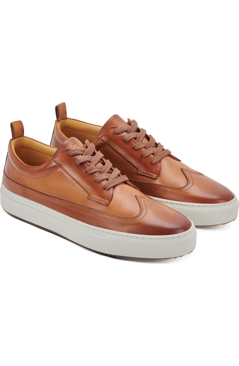 GREATS Royale Court Leather Sneaker, Main, color, Cuoio