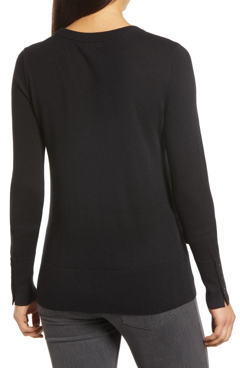 Halogen<sup>®</sup> Crewneck Sweater, Alternate, color,