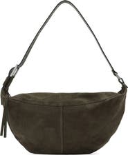 AllSaints Luna Suede Shoulder Bag