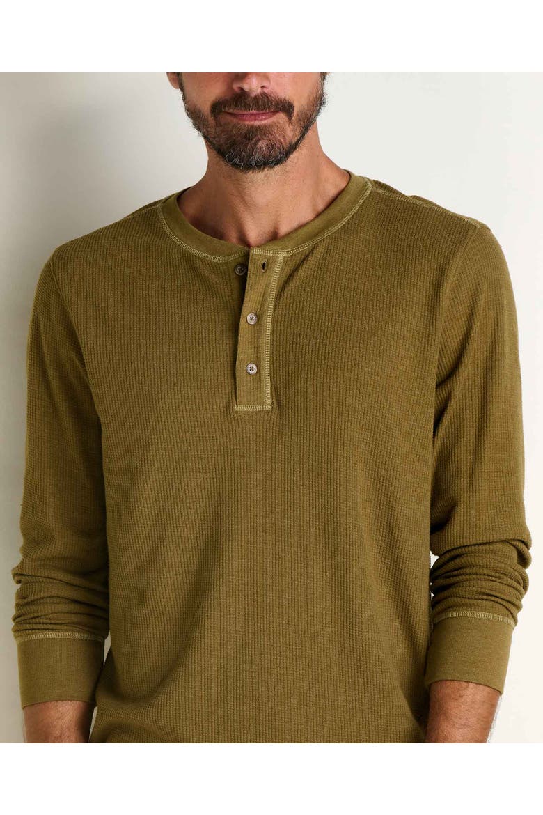 Framer Long Sleeve Henley, Alternate, color, Fir