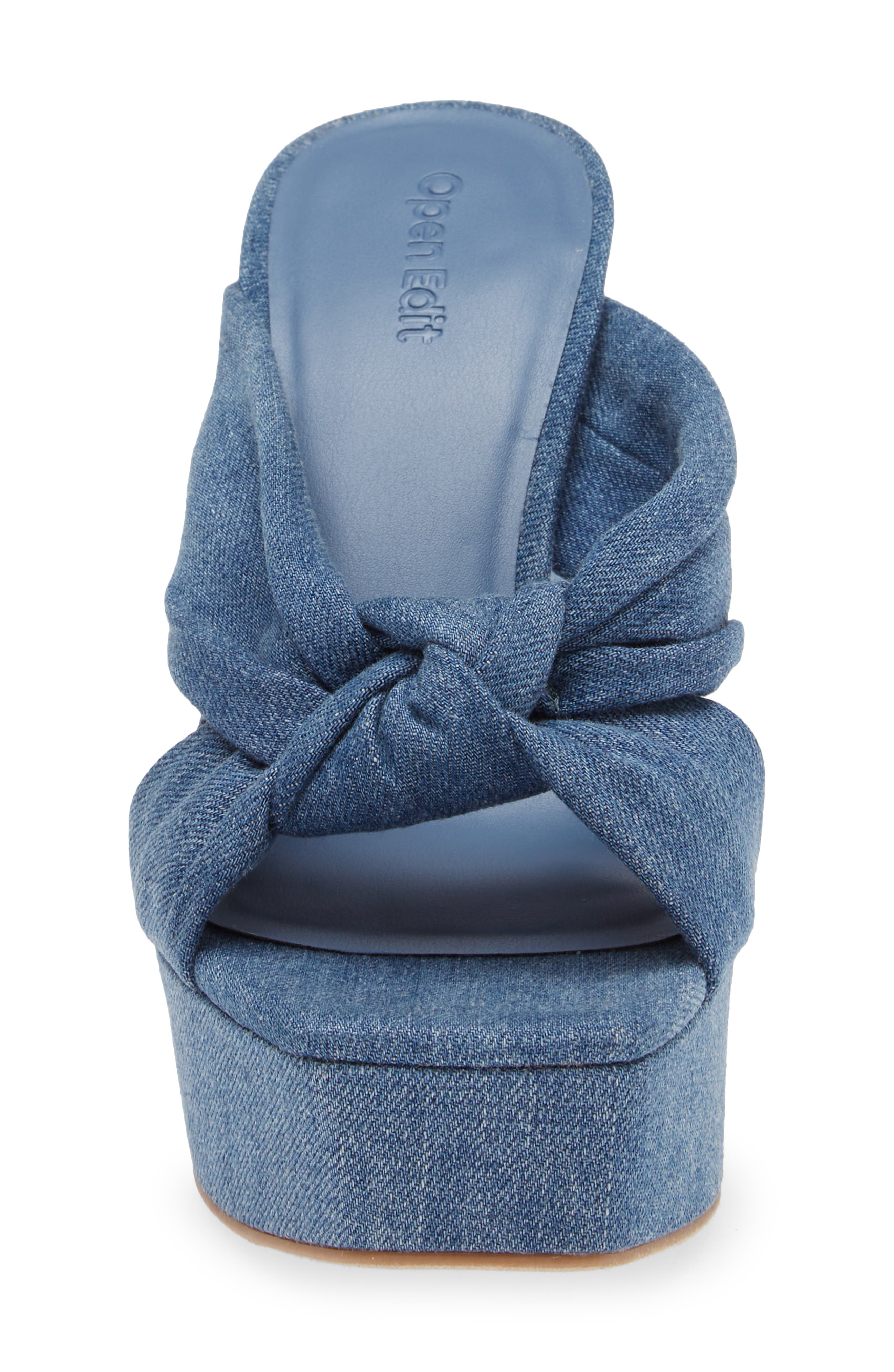 Open Edit Kaia Platform Sandal, Alternate, color, 