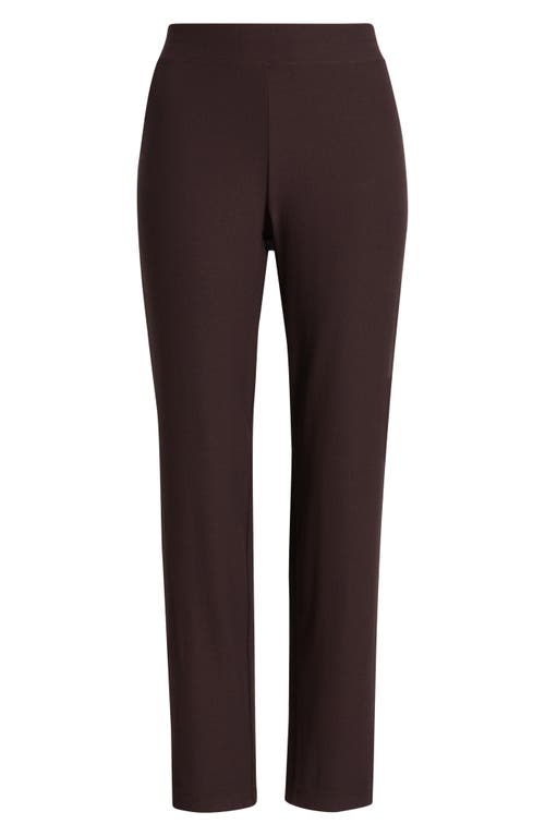 Eileen Fisher Slim Ankle Pants In Purple
