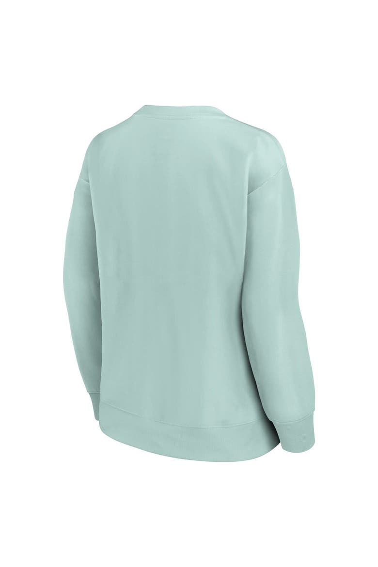 Women's Fanatics Branded Green Formula 1 Merchandise Mono Crest Fleece Pullover Sweatshirt, Alternate, color, Green