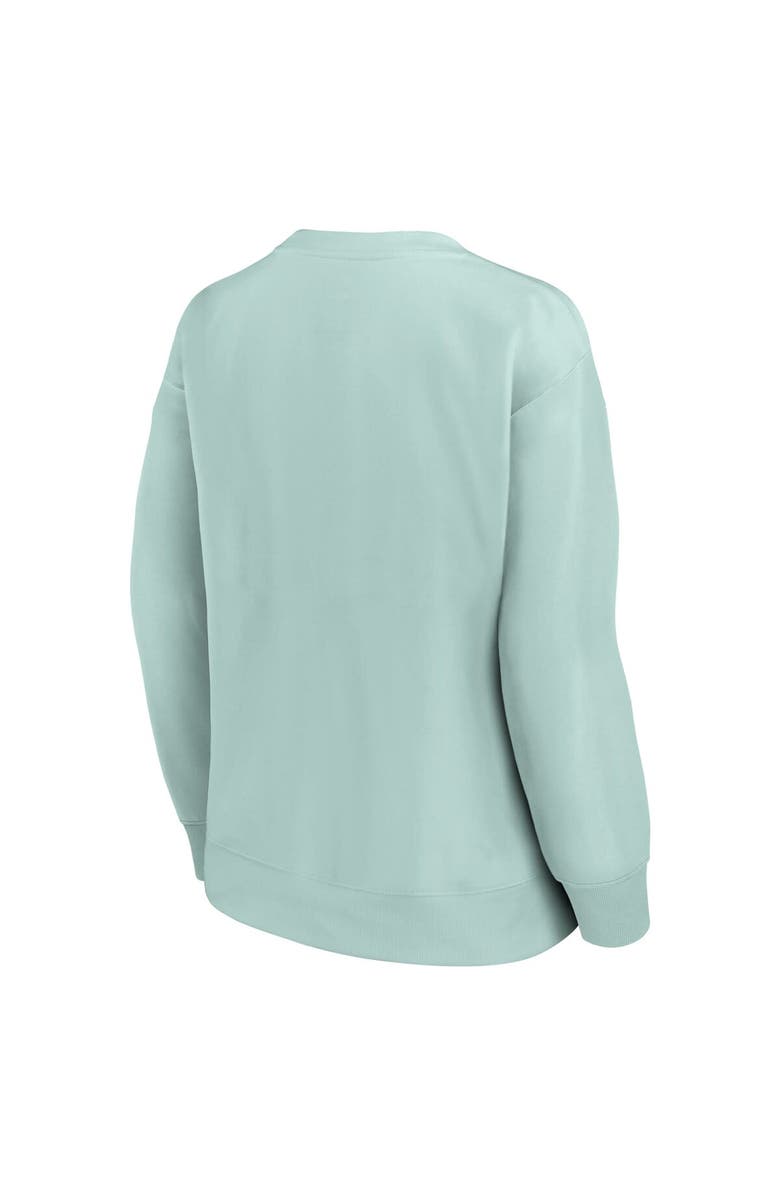 FANATICS Women's Fanatics Branded Green Formula 1 Merchandise Mono Crest Fleece Pullover Sweatshirt, Alternate, color, 