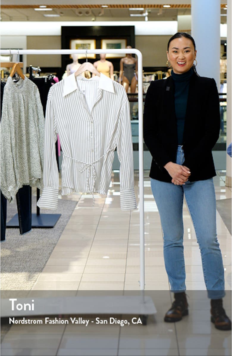 Camisa Rayu Stripe Tunic Shirt, sales video thumbnail