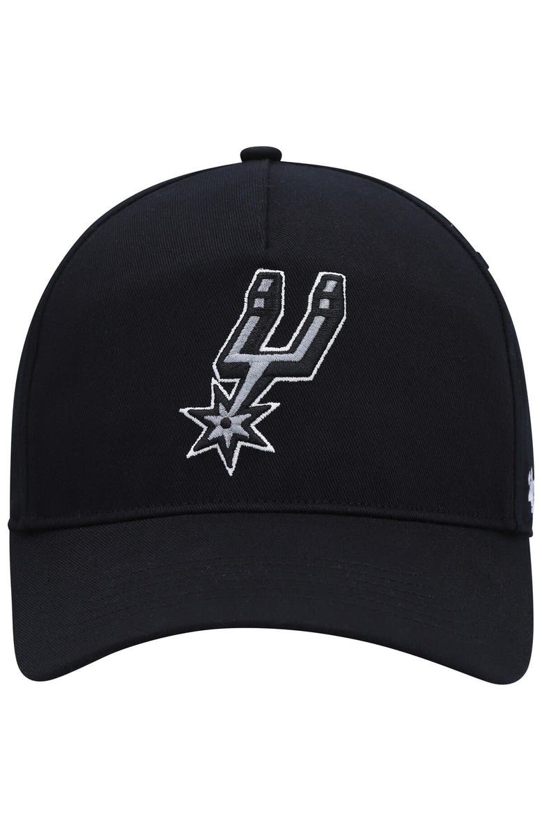 '47 Men's '47 Black San Antonio Spurs Hitch Snapback Hat, Alternate, color, Black