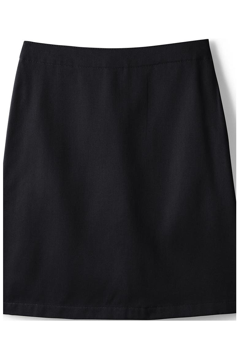 School Uniform Girls Slim Blend Chino Skort Top of Knee, Alternate, color, Black