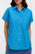 Foxcroft Abigail Short Sleeve Button-Up Shirt