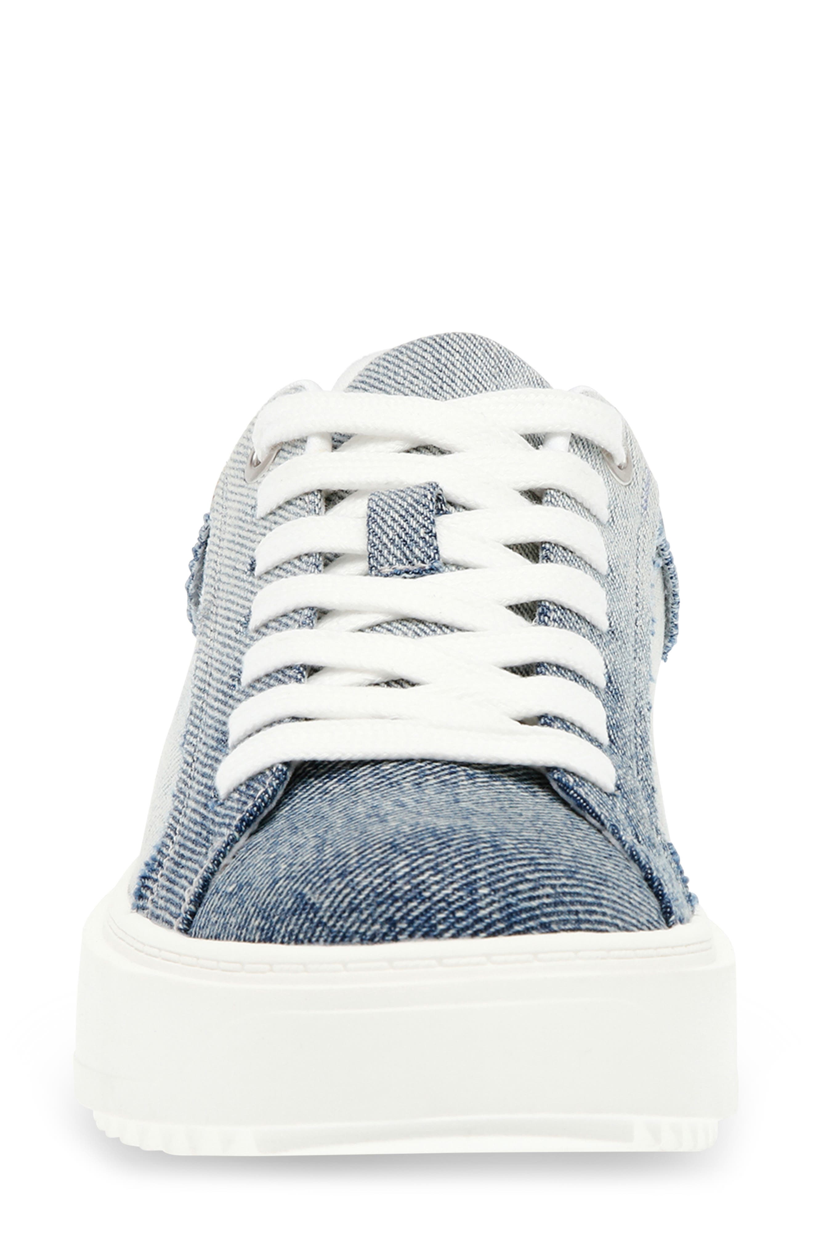 Charlie Platform Sneaker, Alternate, color, DENIM