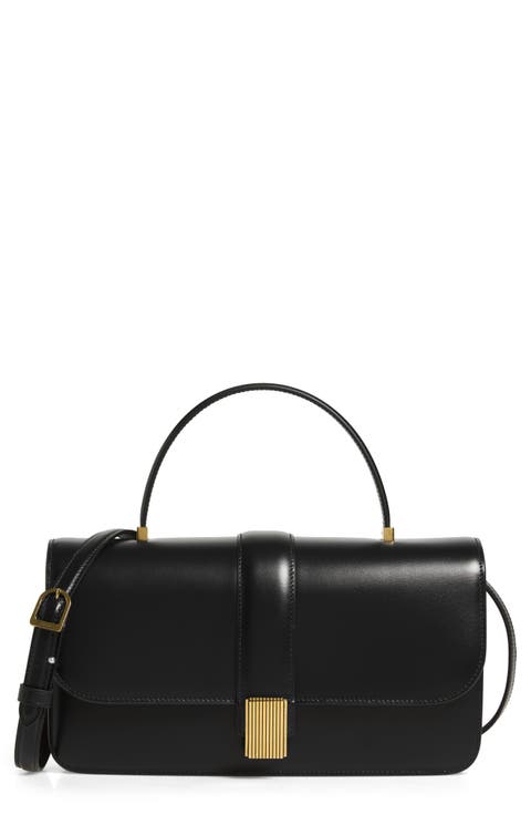 Blake Leather Top Handle Bag