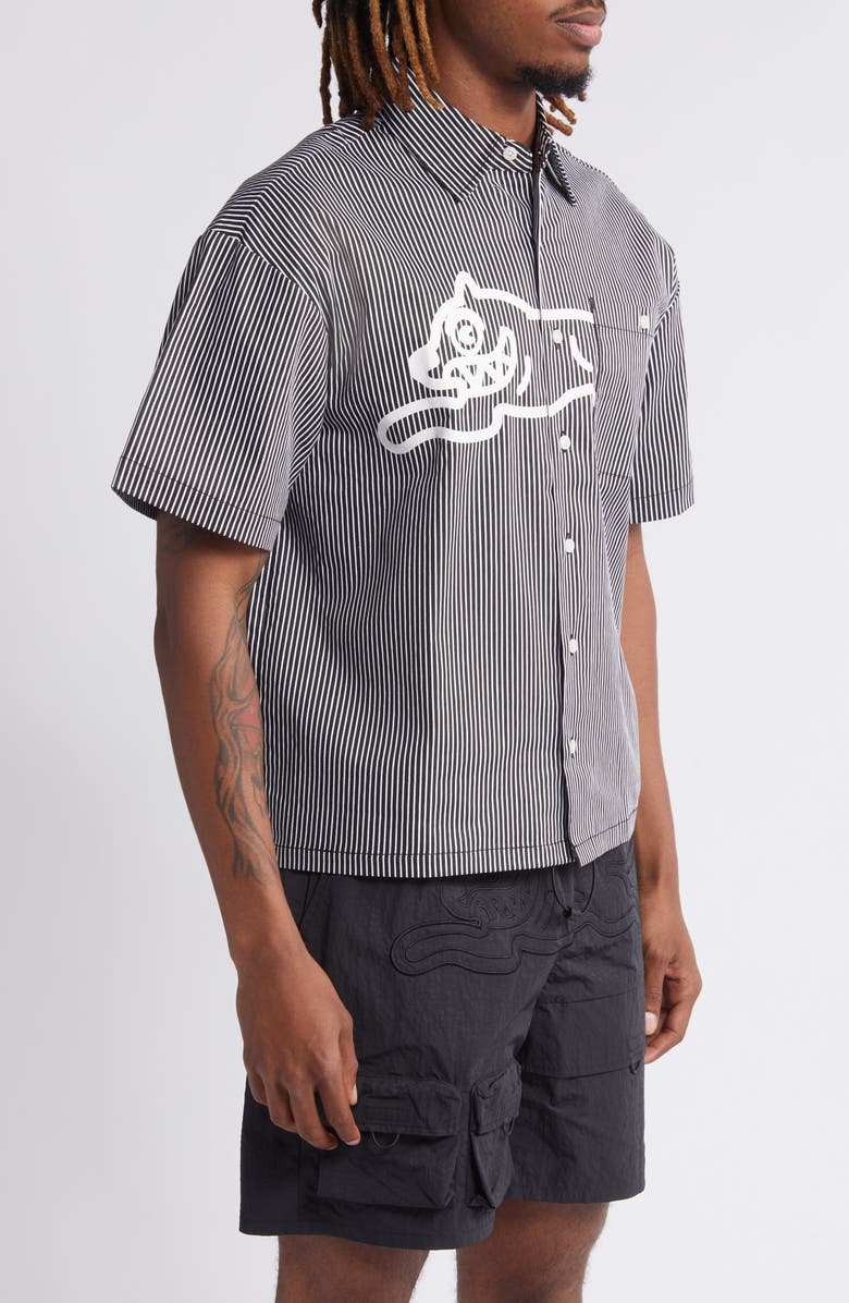 ICECREAM Arcade Short Sleeve Button-Up Shirt, Alternate, color,