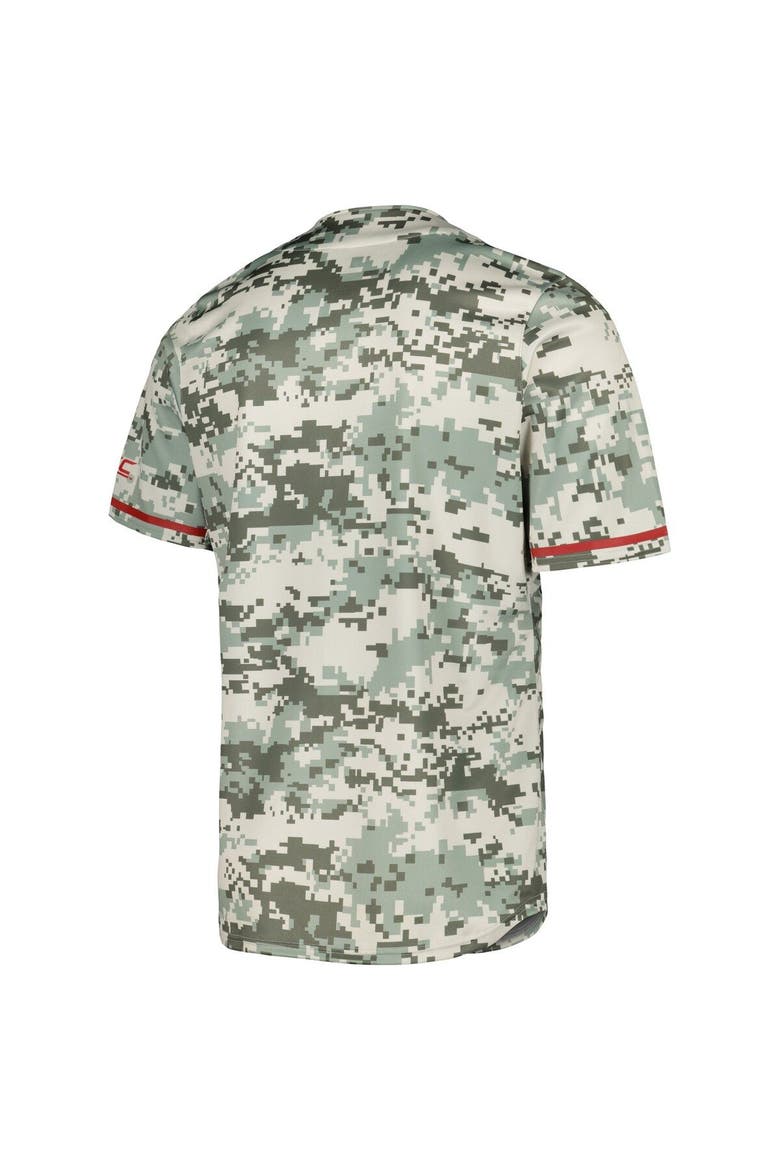 Men's adidas Camo NC State Wolfpack Replica Baseball Jersey, Alternate, color, Camo