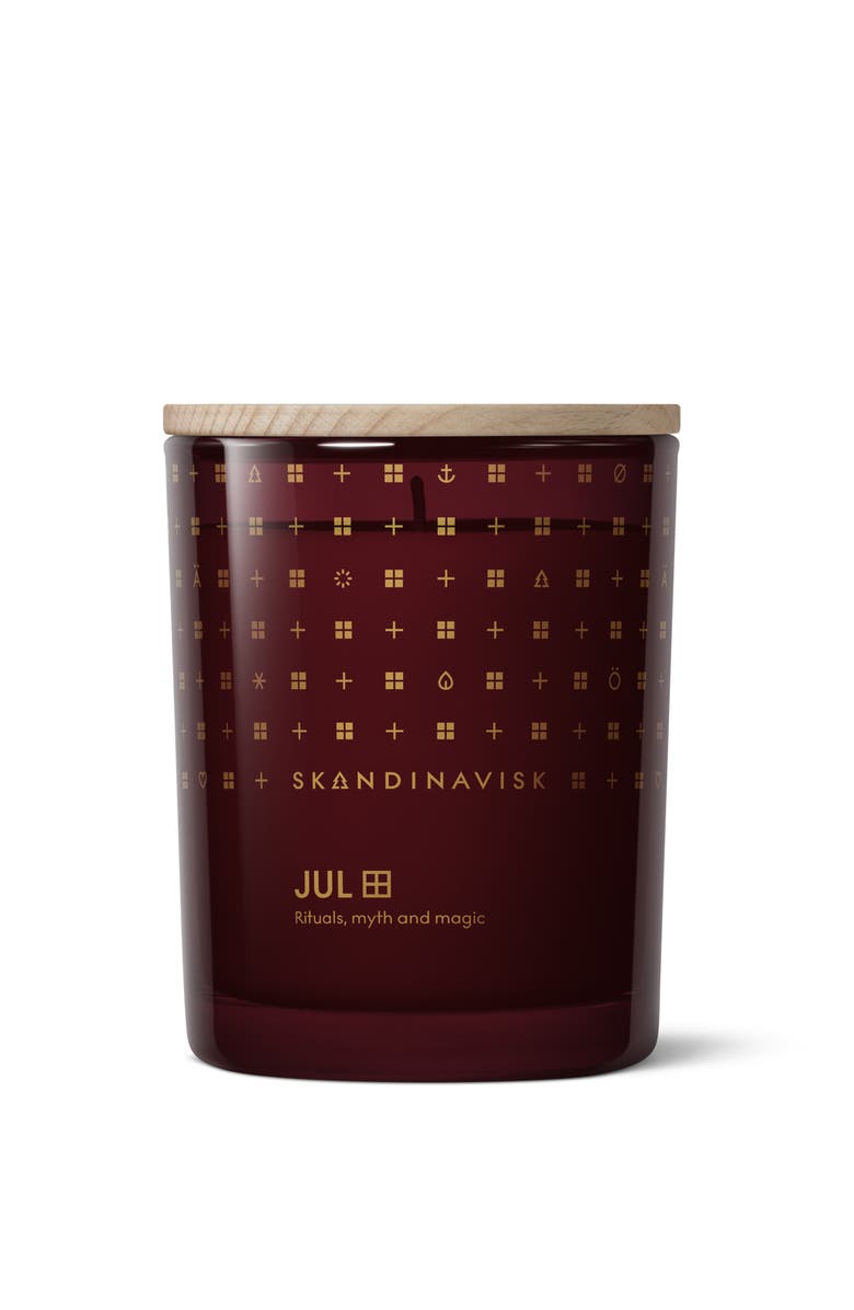 SKANDINAVISK JUL Scented Candle 200g Special Edition, Alternate, color, Red