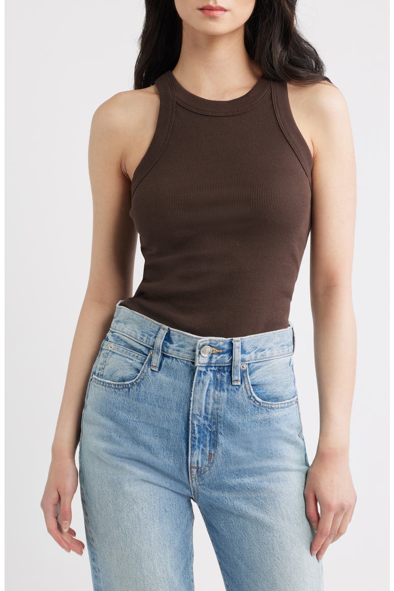 Tasha Rib Tank, Main, color, MOLE