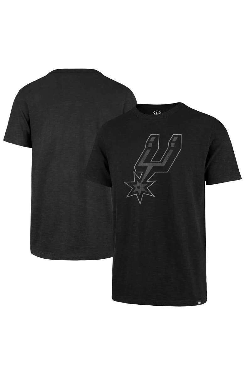 '47 Men's '47 Black San Antonio Spurs Grit Scrum T-Shirt, Main, color, Black