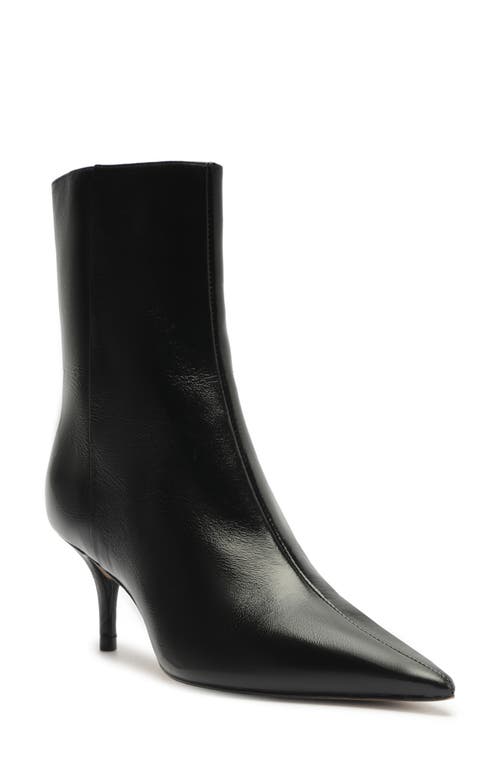 Arezzo Sasha Pointed Toe Boot In Black