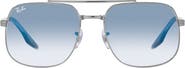 Ray-Ban 56mm Gradient Square Sunglasses
