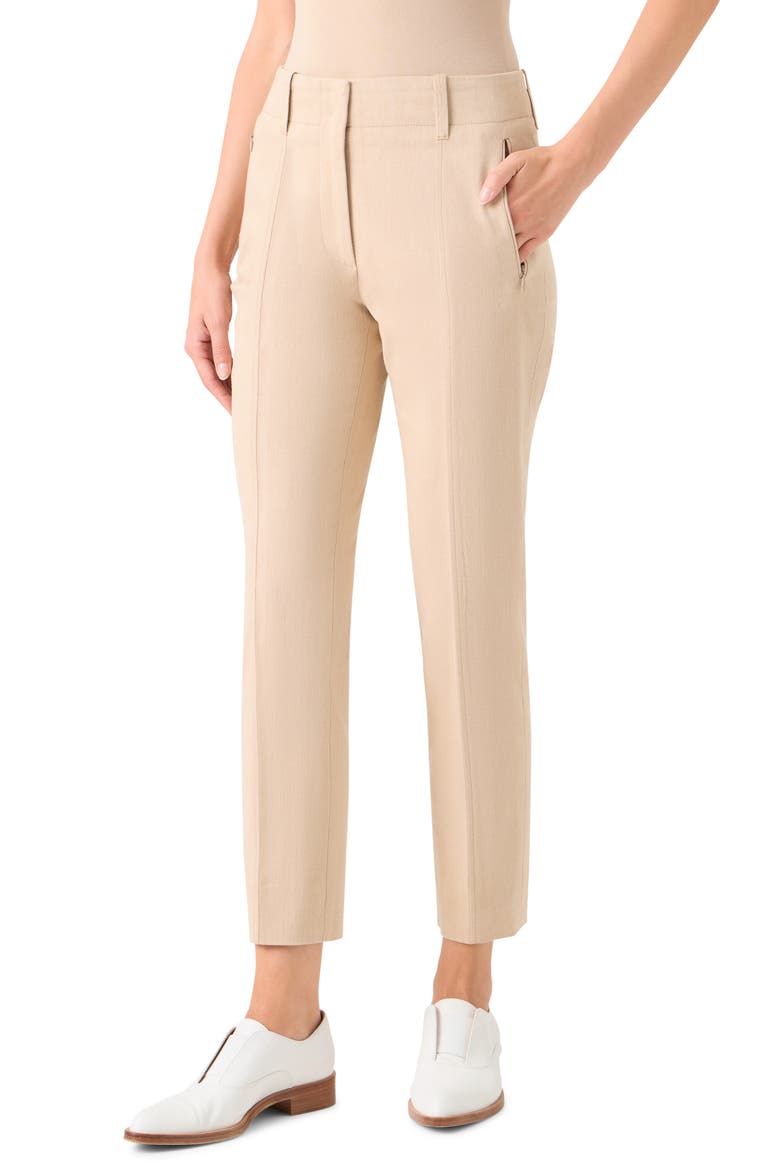 Connor Khaki Ankle Pants, Alternate, color, BEIGE