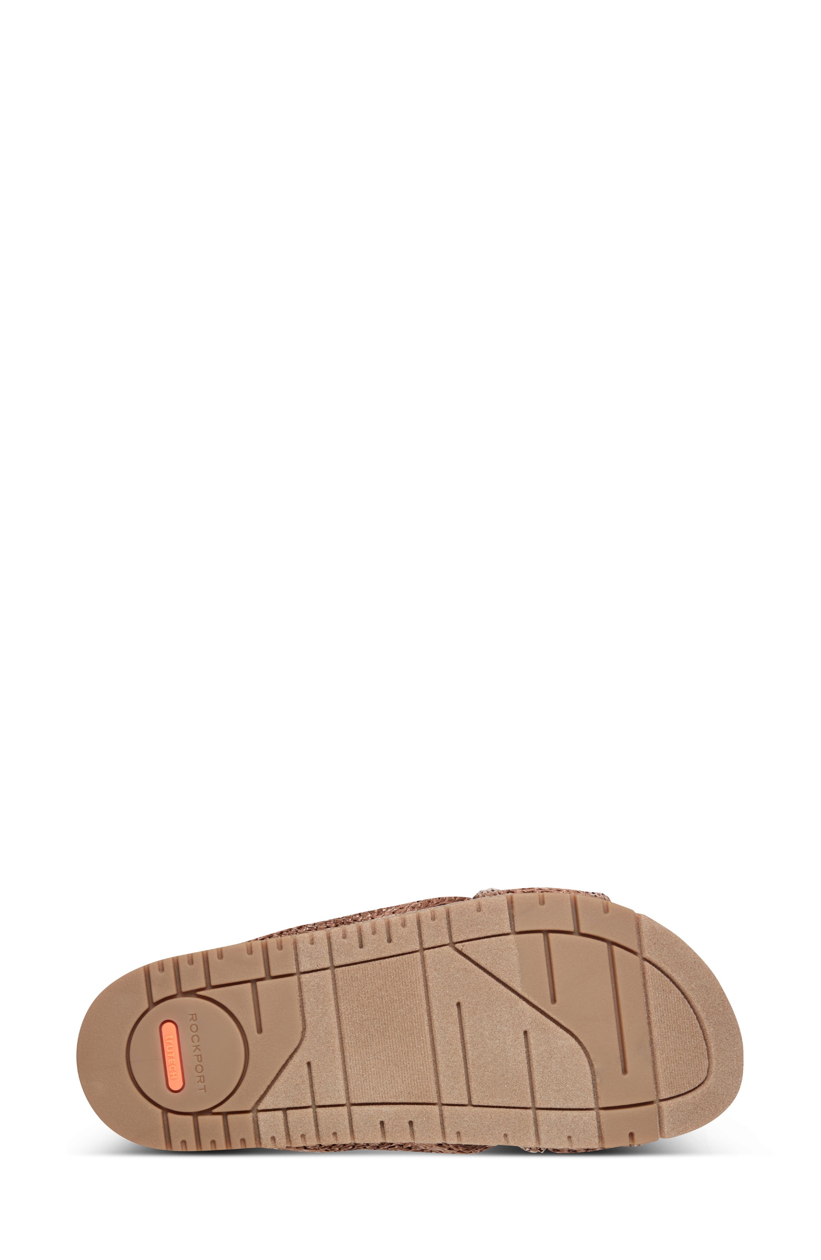 Leia Slide Sandal, Alternate, color, MEDIUM BROWN WOVEN