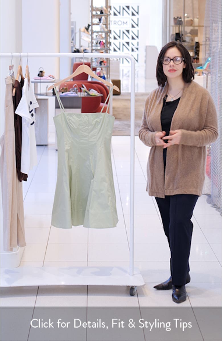 Wylie Stretch Cotton Minidress, sales video thumbnail