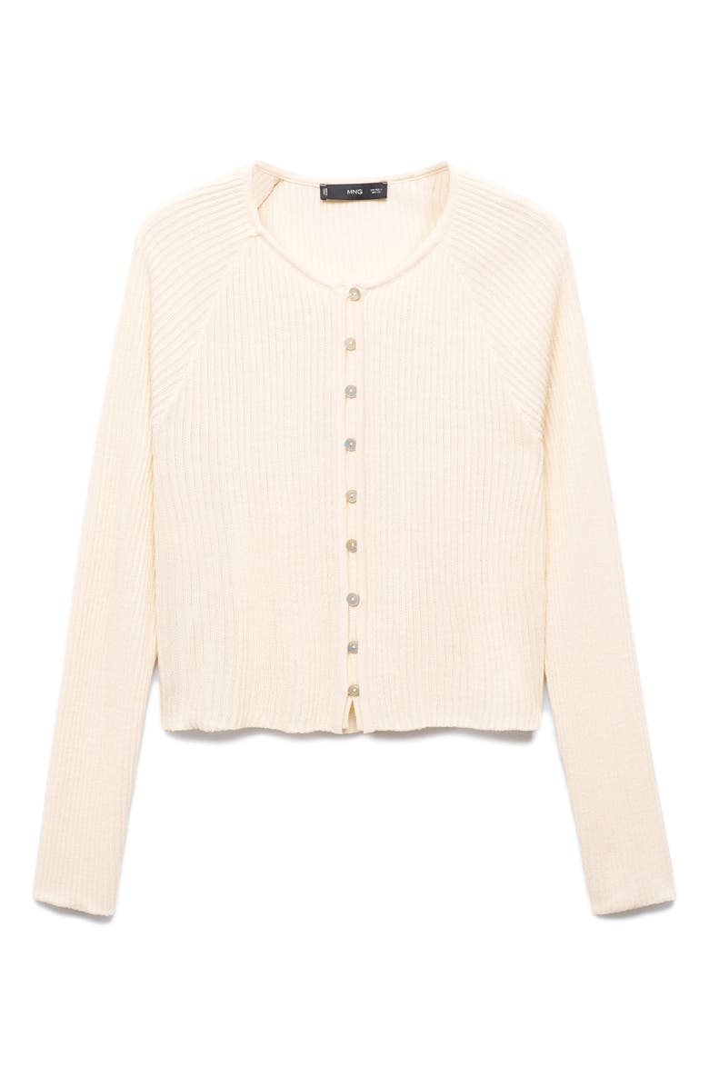 MANGO Rib Cardigan, Alternate, color,
