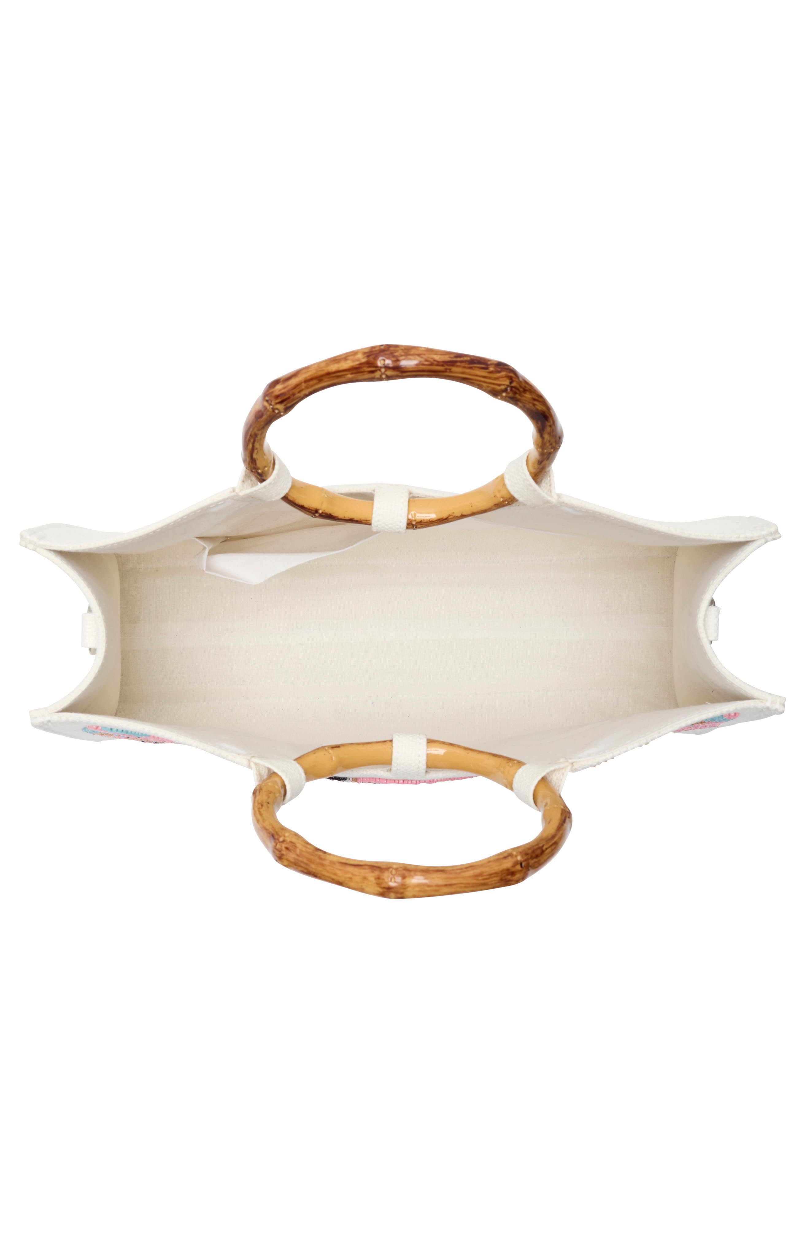 Collection XIIX Beaded Pool Tote, Alternate, color, White