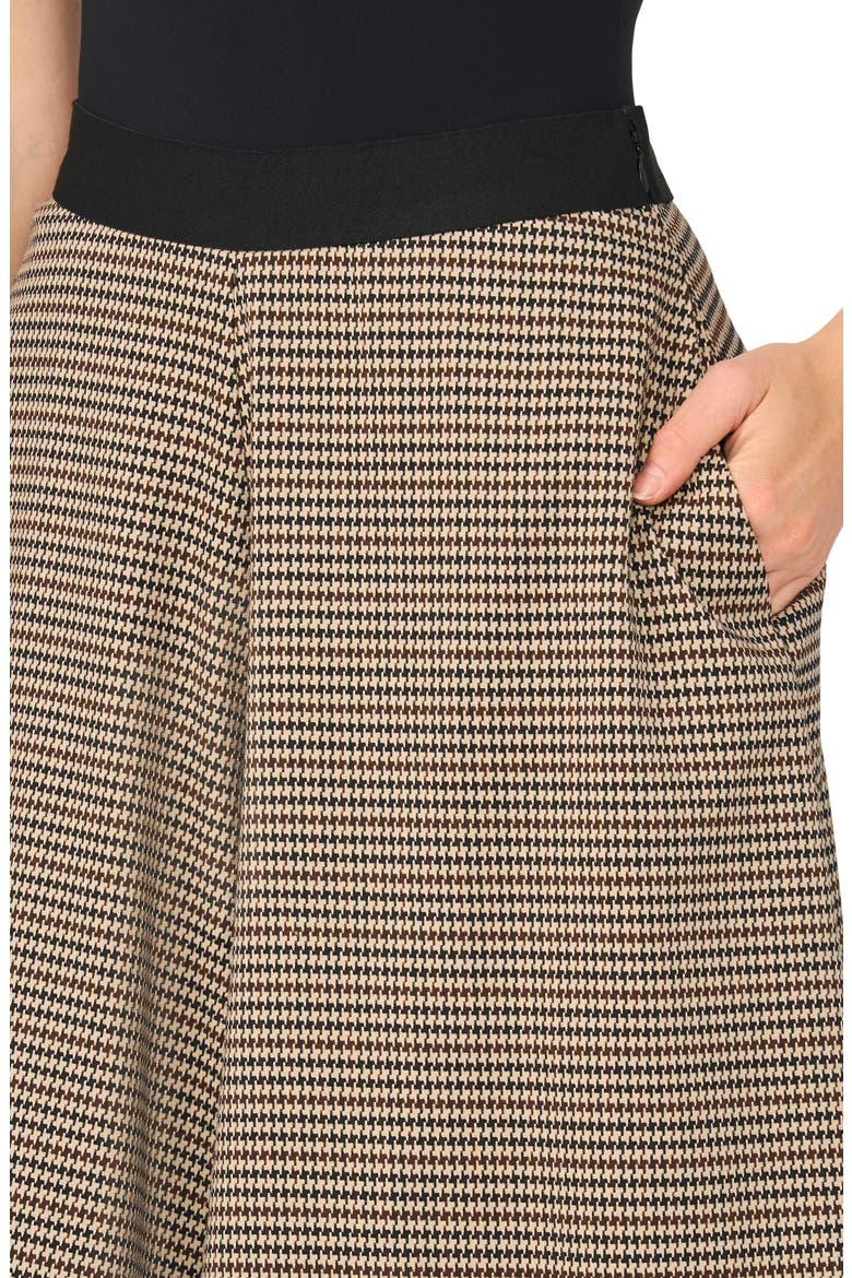 Houndstooth Culottes, Alternate, color, BEIGE PLAID