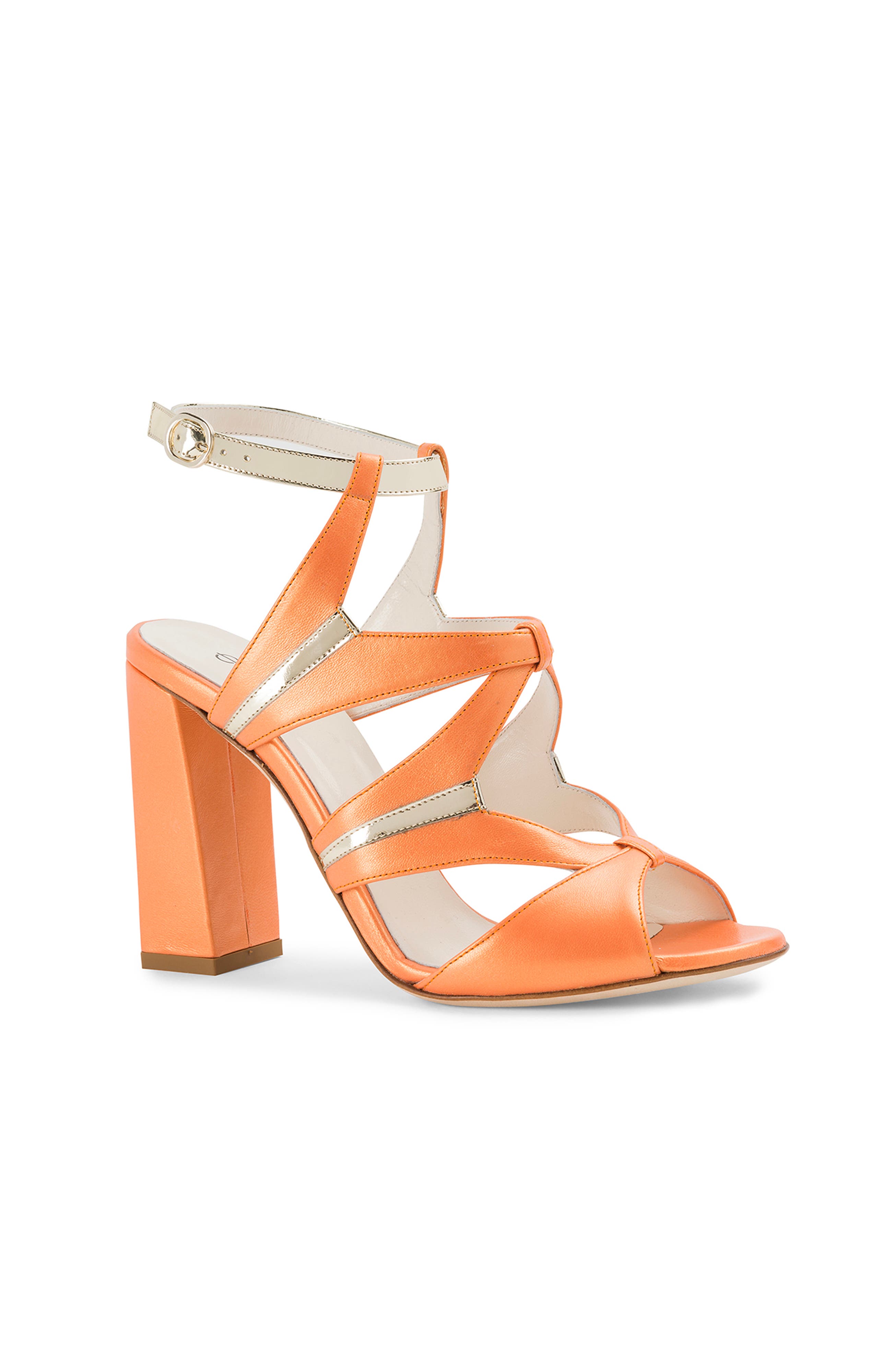 Chris Donovan Footwear Endeavor Sandal, Alternate, color, Orange