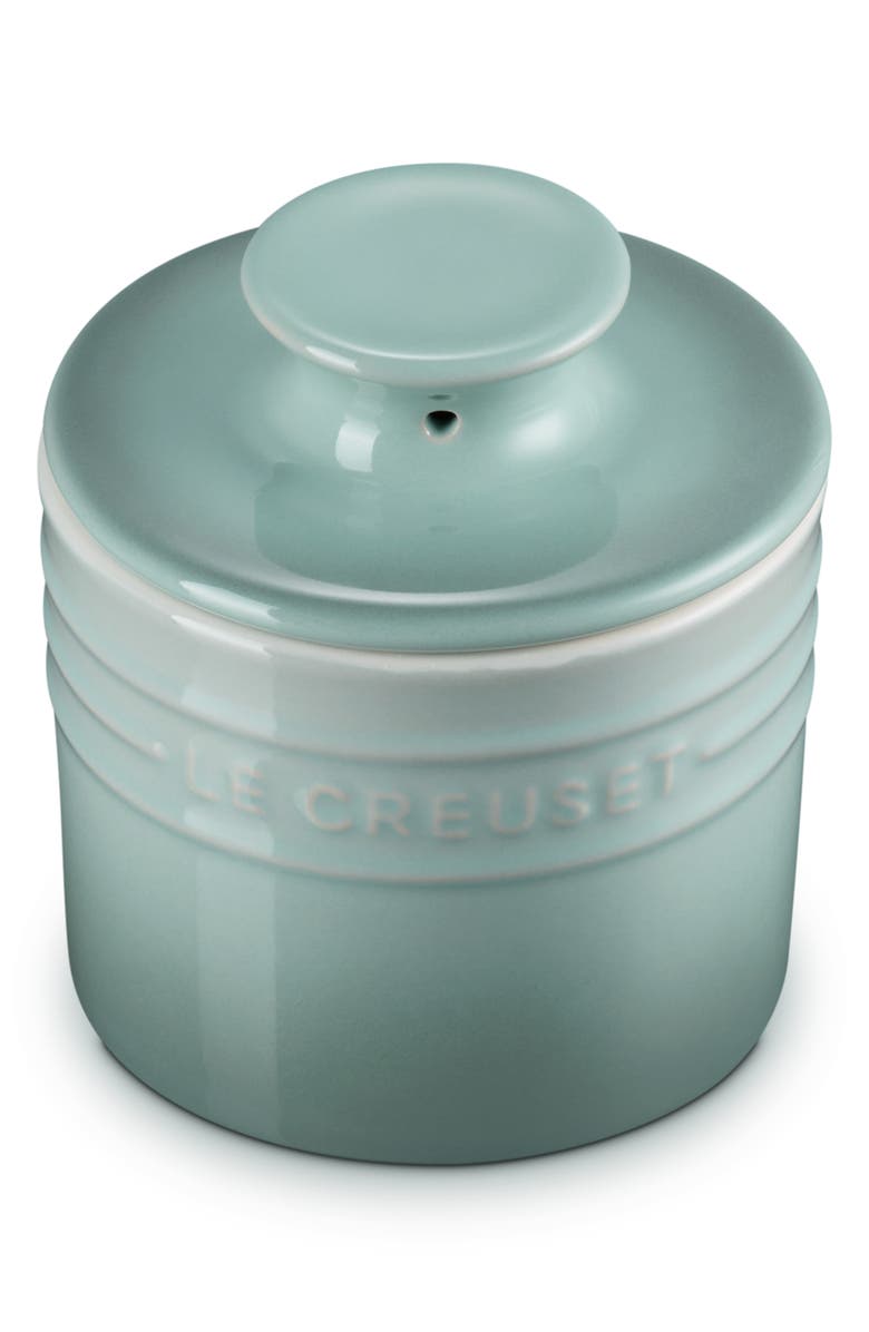 Le Creuset Stoneware Butter Crock, Alternate, color, Sea Salt