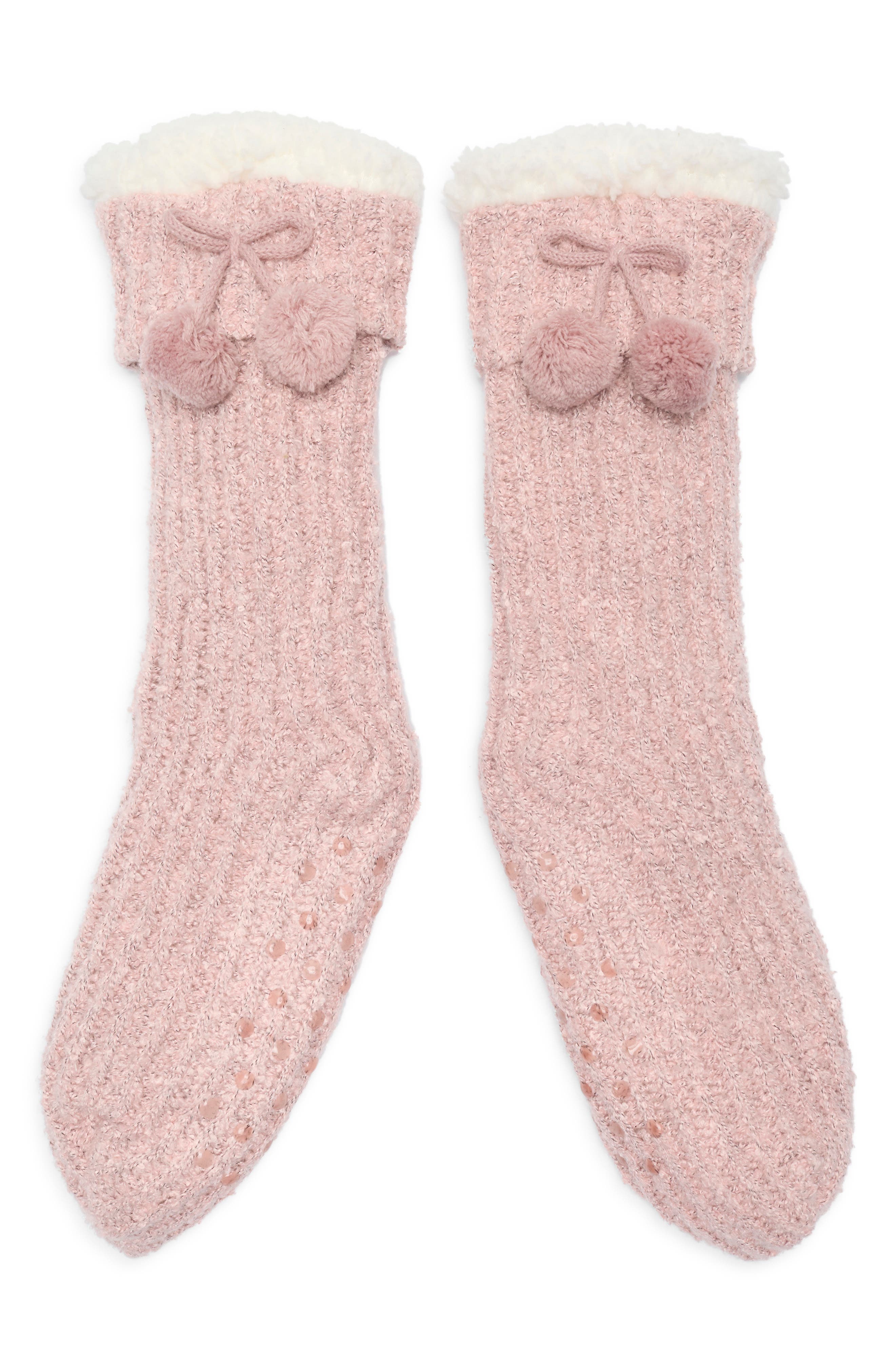 Honeydew Cuddle Pom Slipper Socks