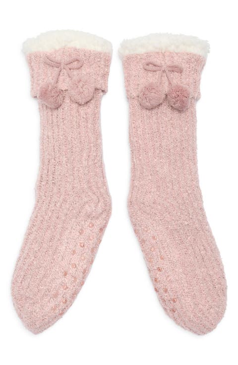 Cuddle Pom Slipper Socks