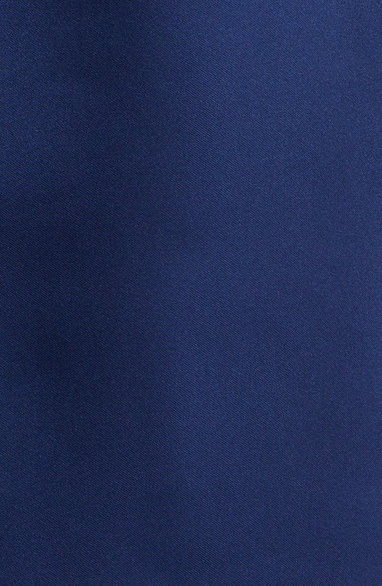 Ramy Brook Freda Keyhole Neck Satin Top, Alternate, color, Spring Navy